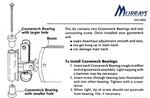 Gooseneck Bearing Kit H14/16