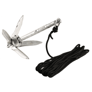 Grapnel  Anchor Kit-20' line : 1.5 lb