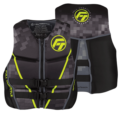 Life Vest - Rapid Dry-Black green : Large