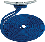 Doublebraid Dock Line Blue  3/8 x 15