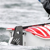 Rudder, rigged C420, white-420