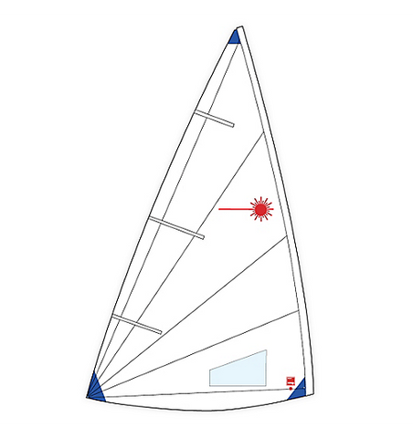 Sail Laser Radial ILCA 6 NORTH