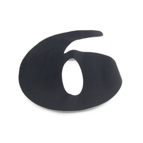 SAIL NUMBER 14" #6/9 BLK. (Discontinued by Hobie)